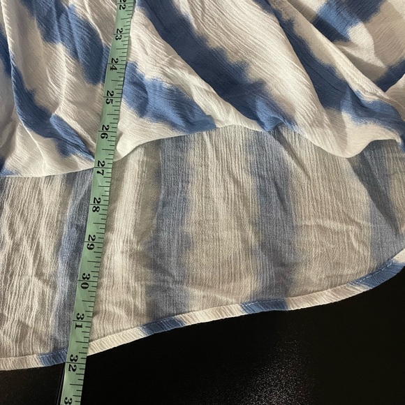 Market & Spruce Stitch fix Women’s Blue/White Rayon Top Size XXL NWT - Picture 10 of 12